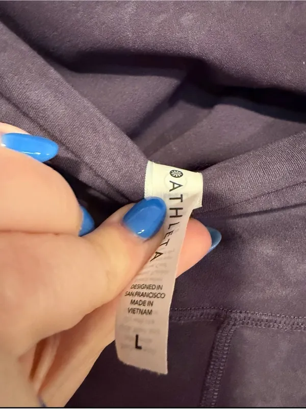 Athleta High-Waist Mineral Wash Leggings - Dark Plum - Image 2