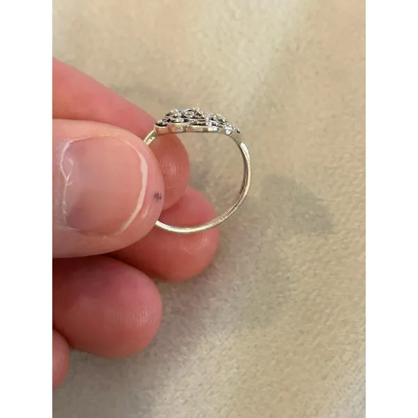 ring band sterling silver 925 beautiful unique lot a2 size 5 1.52g - Image 4