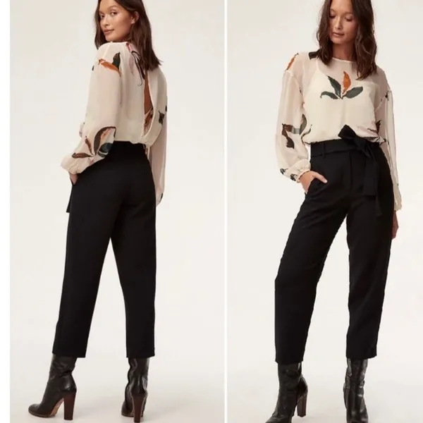 Aritzia Wilfred Jallade Pants Black Size 8 - Image 2