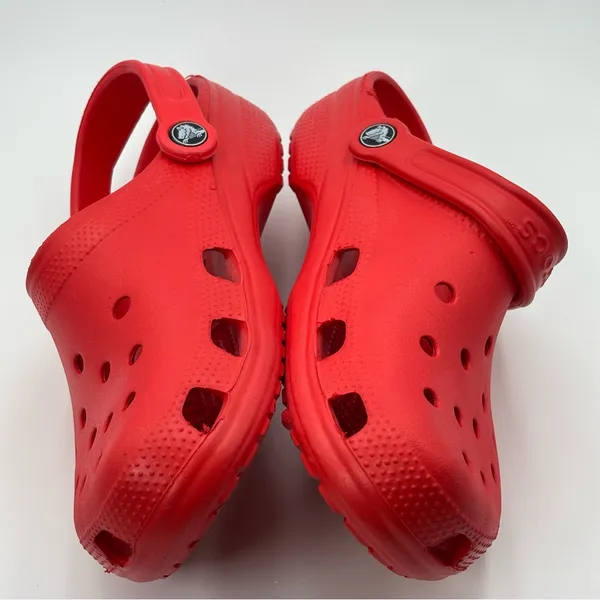 CROCS Women's Vibrant Red Sandals W‎ 9 / M 7 - Image 6