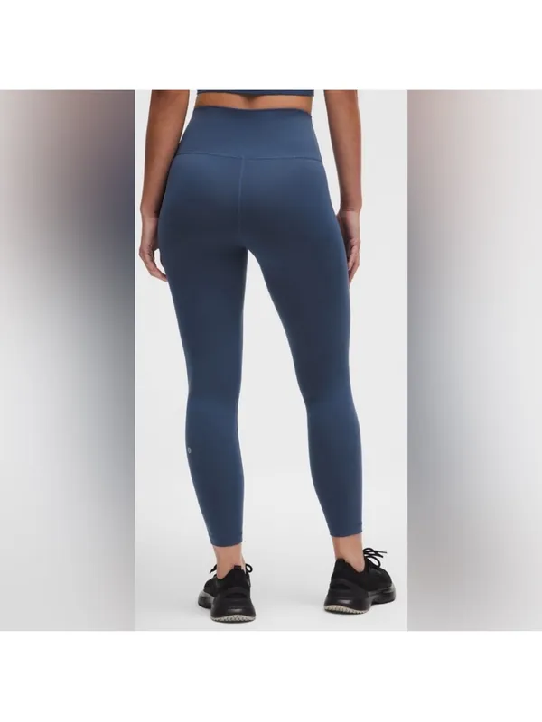 Lululemon Wunder Train High-Rise Tight 25" Blue‎ Twill - Image 2