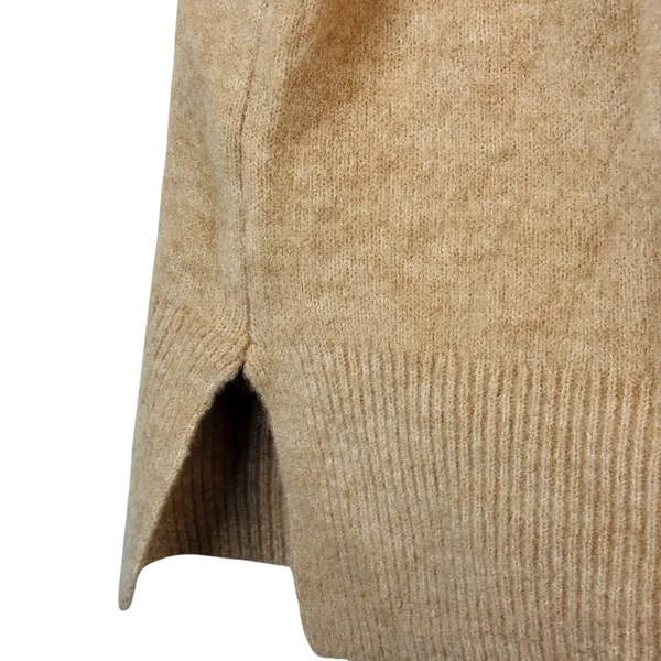 Banana Republic womens L beige crewneck sweater merino wool neutral‎ pullover - Image 8
