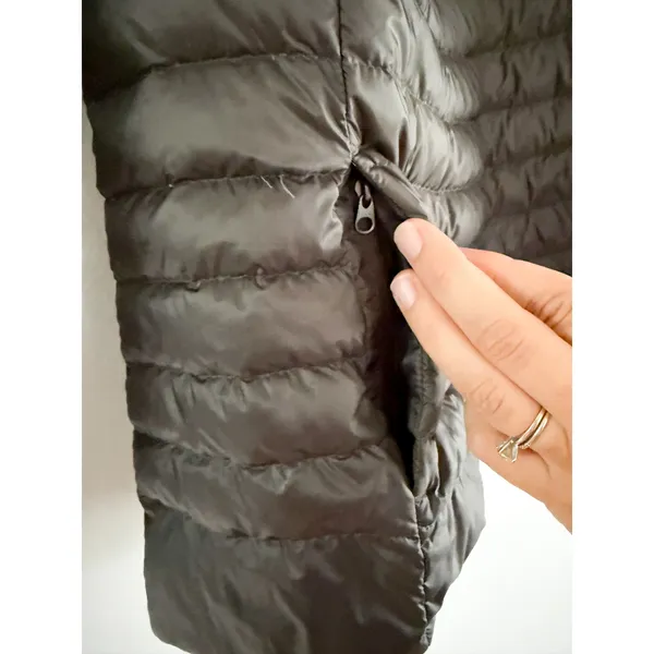 Athleta | Downkind Down Puffer Jacket in Arbor Olive Green | Sz XS - Image 6
