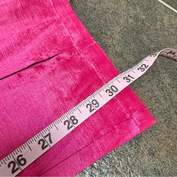 Hosbjerg Elora High Waist Pink Flare Pants Slit Hems Hot Pink Medium M NWT NEW - Image 10