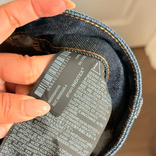 Zara‎ ZW Collection Mid Rise Baggy Jeans US 6 - Image 6