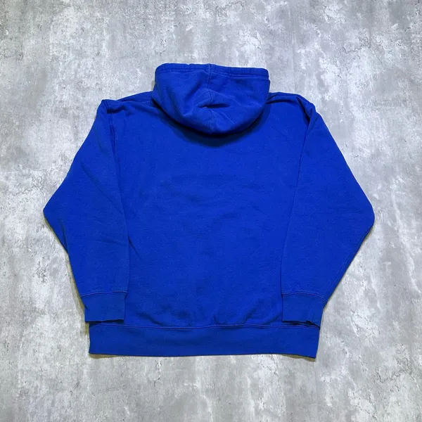 Majestic Vintage Y2K Embroidered Blue and White University of Kentucky Hoodie Sweatshirt - Image 5
