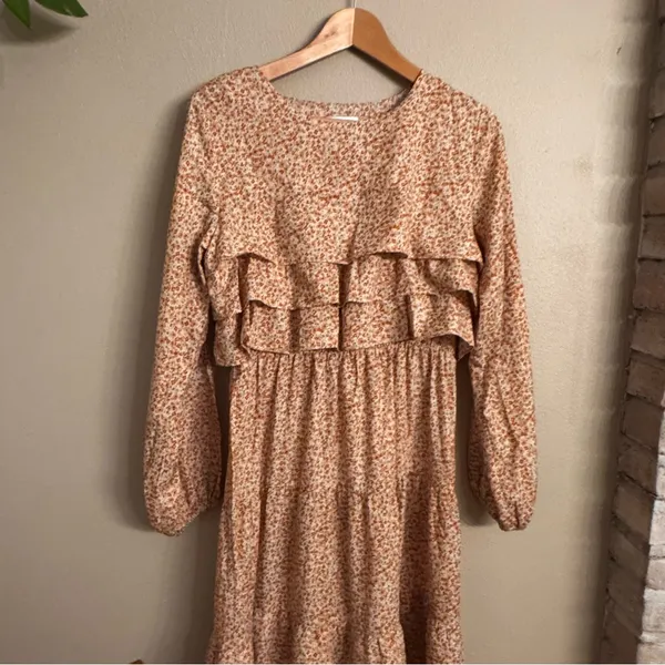 VEILED‎ COLLECTION Floral Long Sleeve Maxi Dress - Image 2