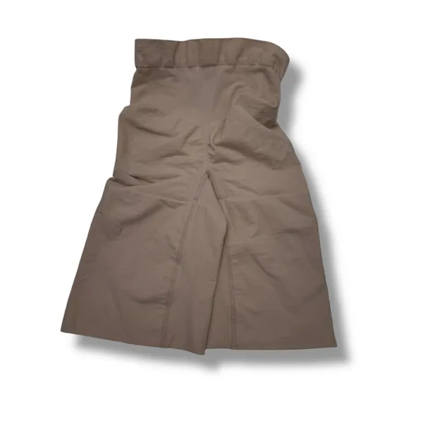 Spanx Shapewear Shorts Sz S Beige High Waisted‎ Mid Thigh Smoothing Compression - Image 2