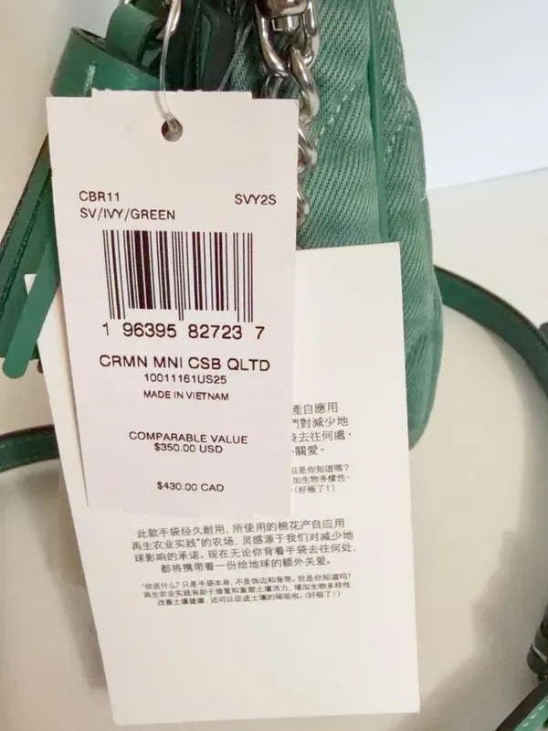 NWT Coach Carmen Mini Crossbody Bag CBR11 - Image 6