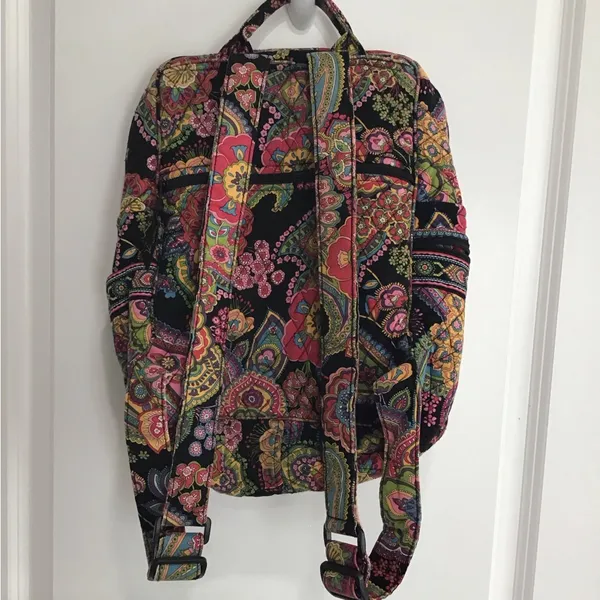 Vera Bradley Multicolor Floral Backpack - Image 2