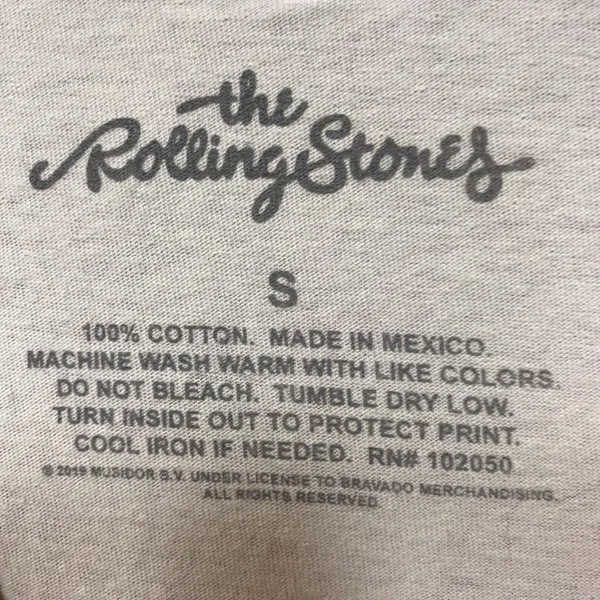 The Rolling Stones Sunset Rock Distressed Tie Dye Tshirt size Small - Image 4