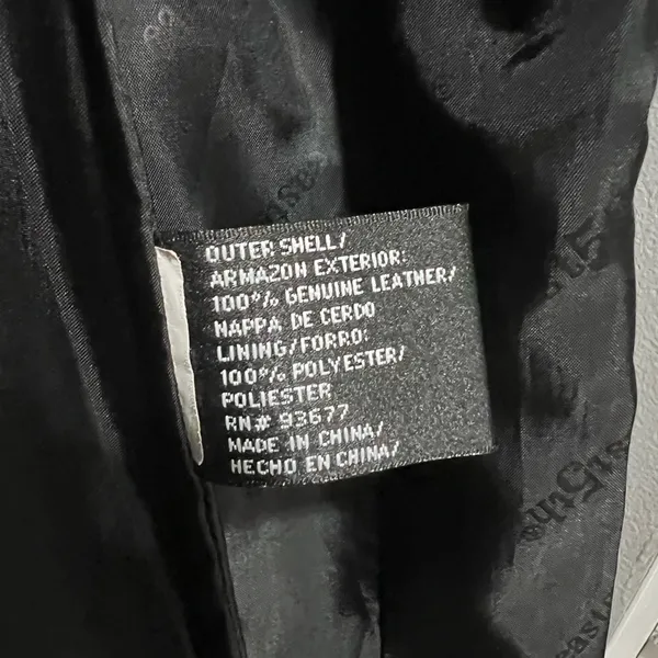 East 5th Vintage Y2K leather jacket - Image 6