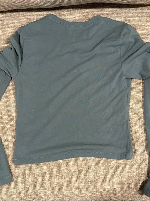 TNA Classic Crewneck Tee in Slate Teal - Image 2
