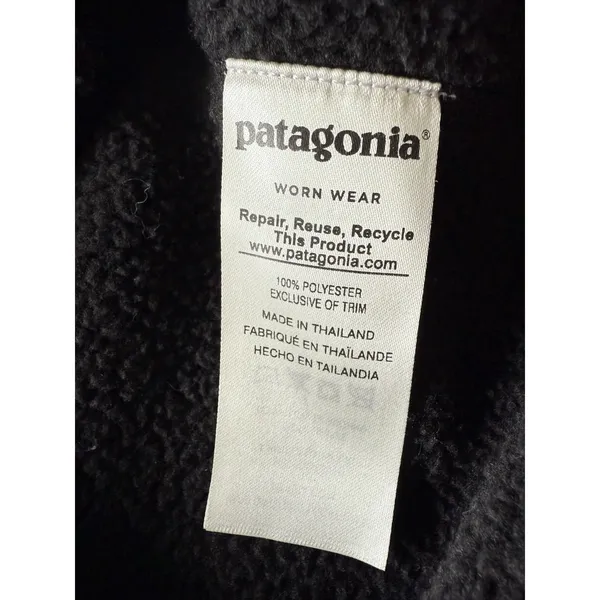 Patagonia Better Sweater 1/4 Zip Womens‎ Sz XS Gray Logo Pullover - Image 6