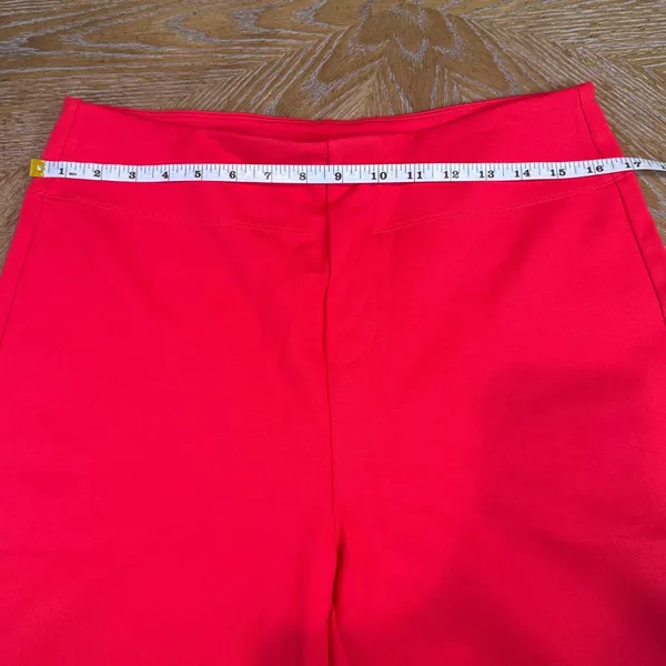 Halara NWT Flex SculptKnit High Waisted Flare Work Pants Red Size Large‎ Tall - Image 8