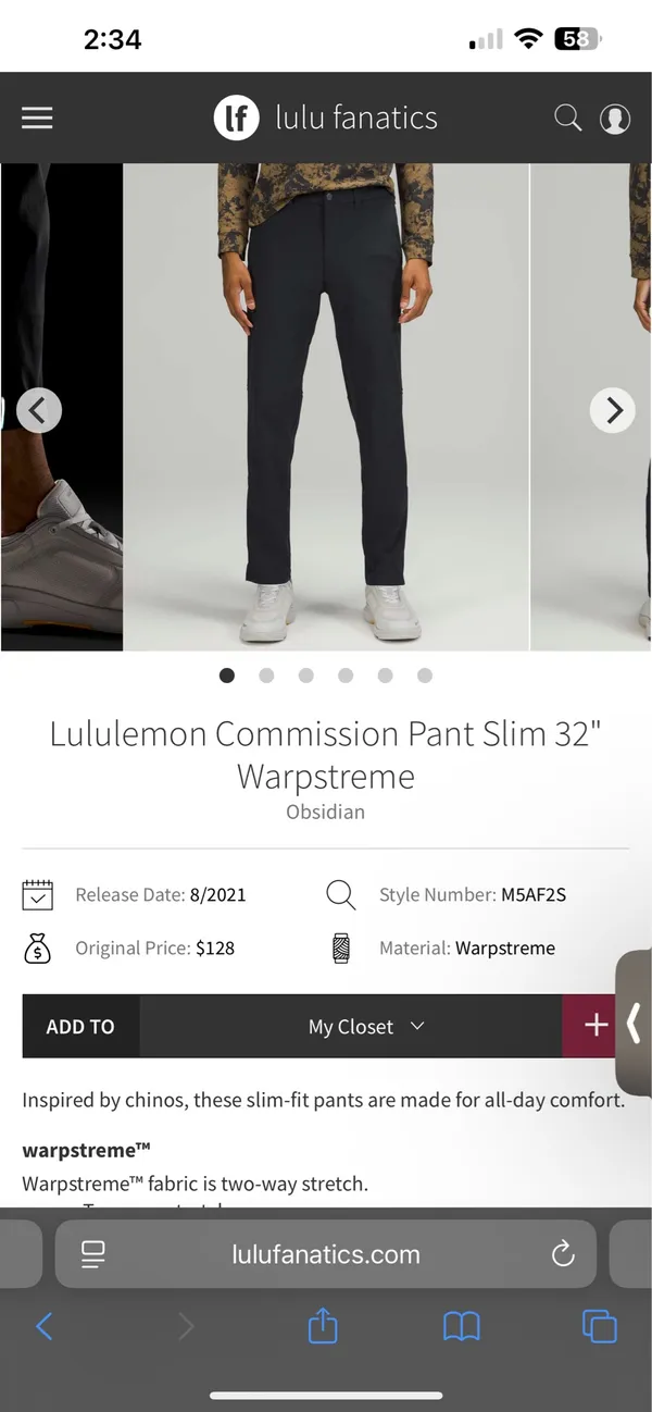 Lululemon Men’s Pants - Image 2