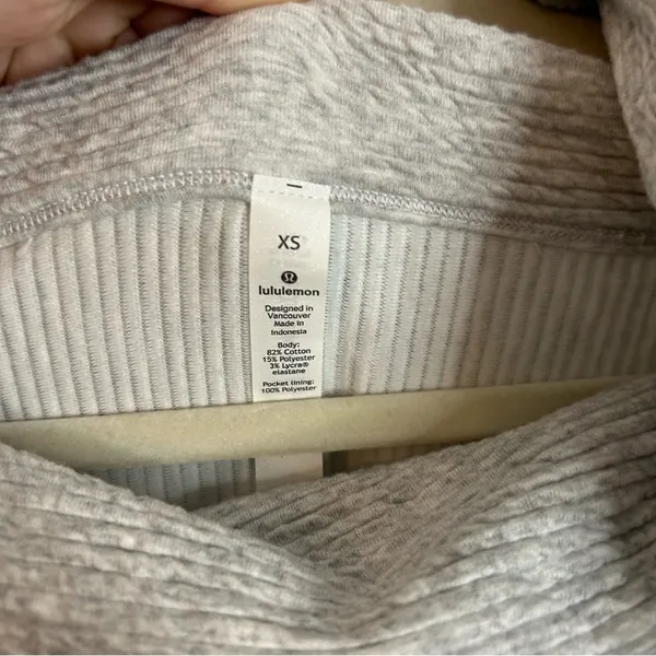 LULULEMON Along the Way Sweater Dress Gray XS 0/2 - Image 9