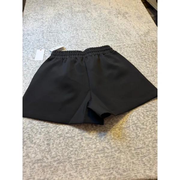 GOOD AMERICAN Black Drawstring‎ Waist Pull On Shorts Size 1 - Image 4