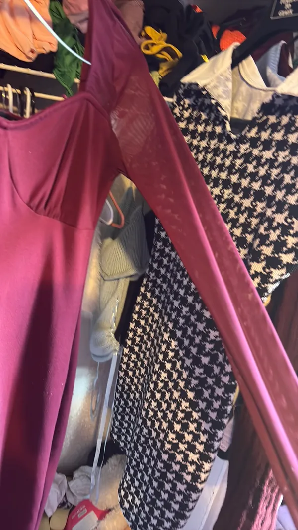dark red dress - Image 2