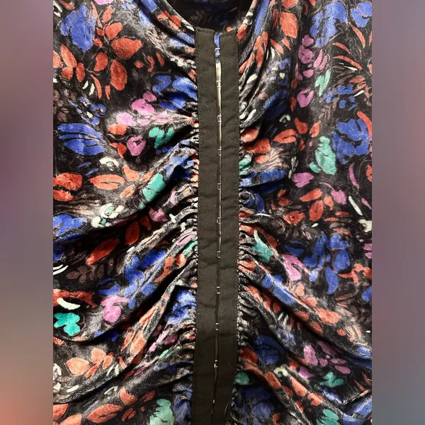 Free People velvet corset top black size L - Image 2