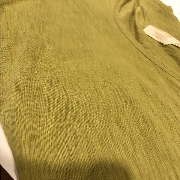 Nation LTD Revolve‎ Cecilia Balloon Sleeve Long Sleeve Tee Green Size Small - Image 7