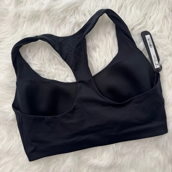 Nike Skims Shine Racerback Sports Bra Obsidian Size Medium - Image 8