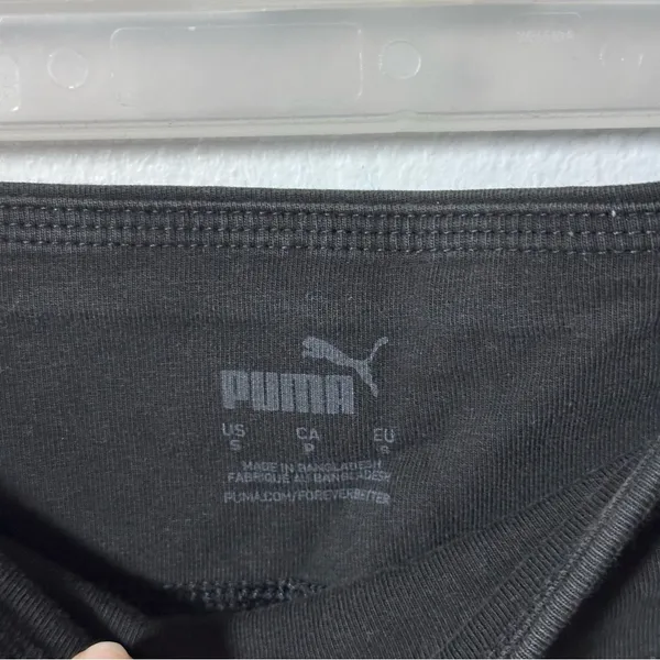 Puma‎ Women Black Biker Active Shorts Size Small - Image 4