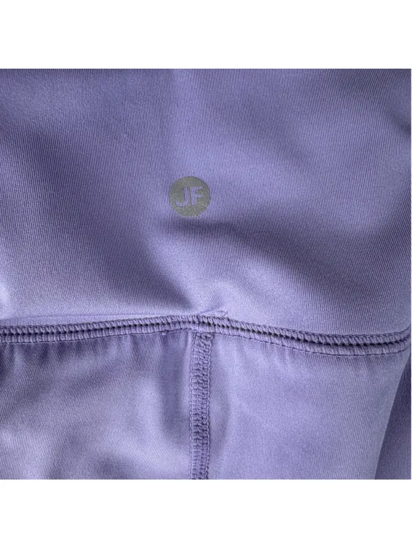 Joe Fresh Active High Waist Capri Leggings Large Purple Lilac Cropped Workout - Image 4