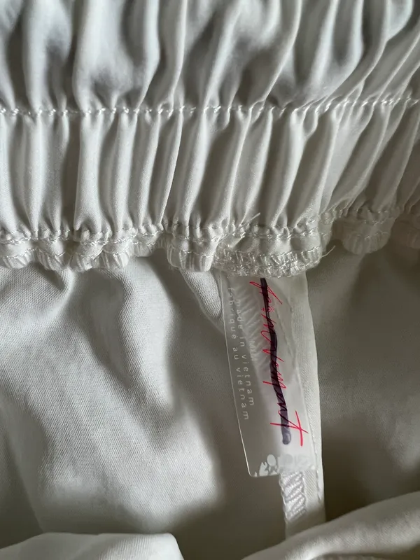 Free People Movement White Long Shorts - Image 9