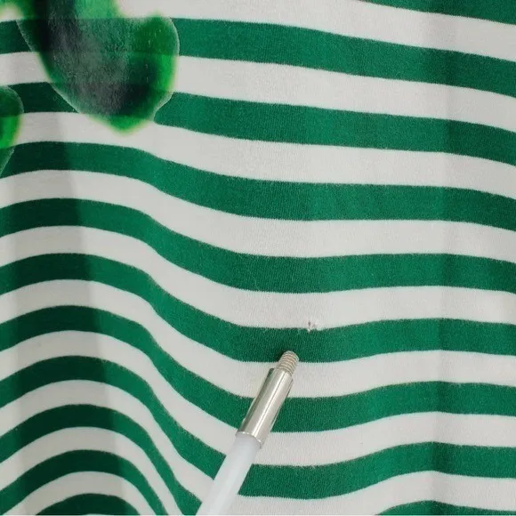 NEW Zara Dinosaur and Stripe Tee Novelty Comfort Fun Quirky Camp L - Image 5