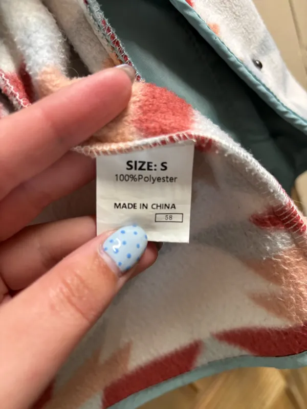 Aztec button up fleece jacket Multiple - Image 2