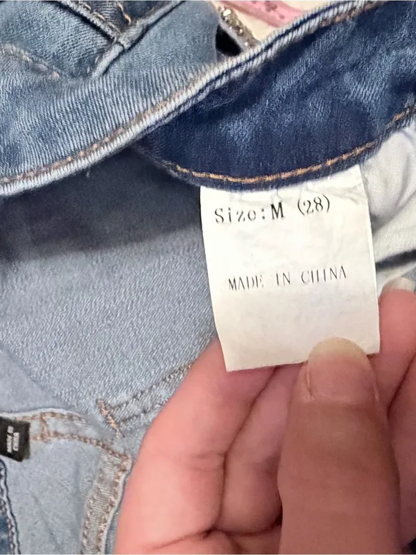 Distressed rhinestone-Embellished Flare Bell Bottom Jeans size 28 - Image 7