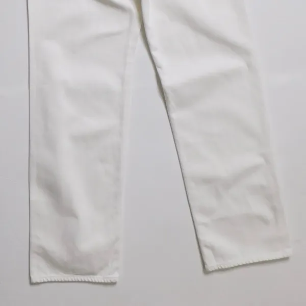NWT!!‎ J. CREW White '84 Slouchy Jeans Solid Button Fly Straight Legs Size 27 - Image 10