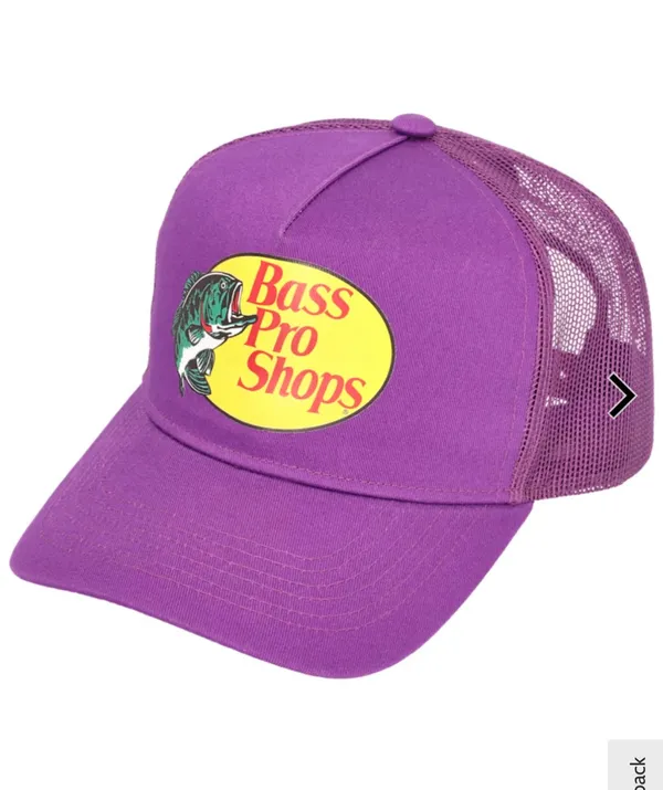 Purple Bass Pro Trucker Hat - Image 4