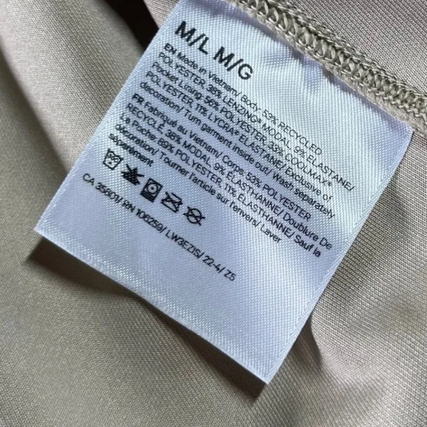 Lululemon Softstreme Belted Wrap Jacket Coat Trench Beige M/L LW3EZIS - Image 9