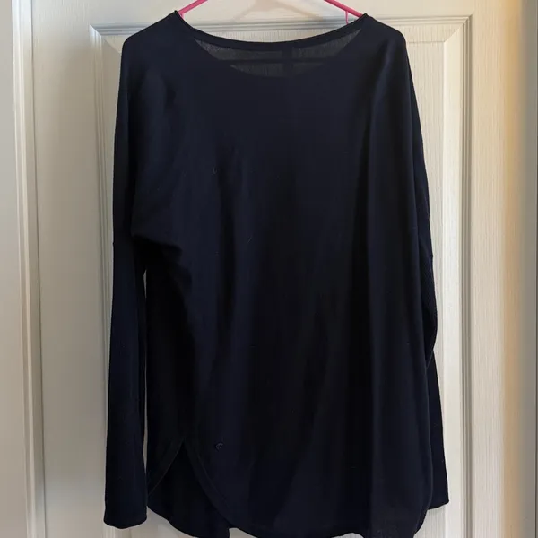 Lululemon Take it All In Sweater in True Navy Women’s Size 10 - Image 8
