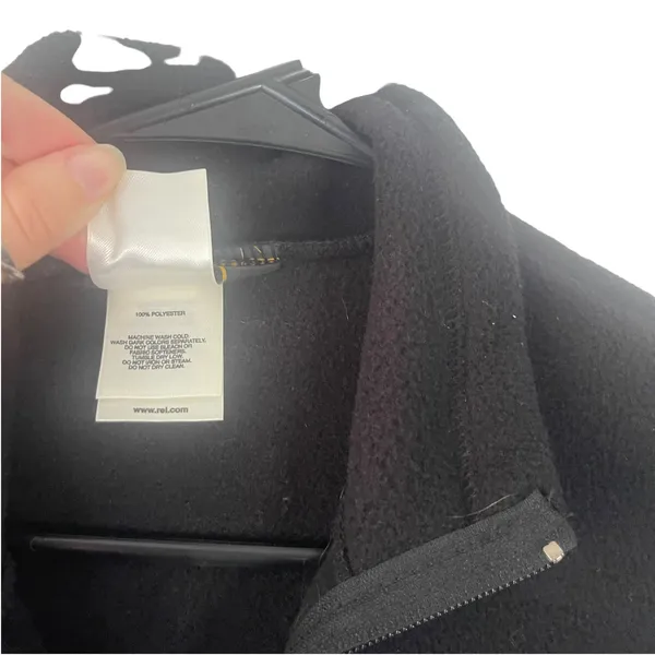 REI Women's Size Large Black‎ Fleece Outdoor Vest - Image 5