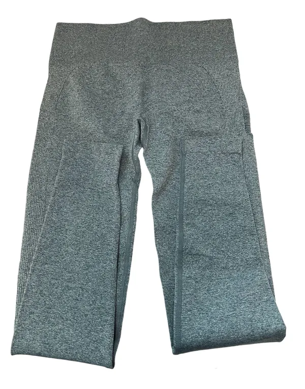 Workout Yoga Athletic Leggings Heather Blue Size - Image 3