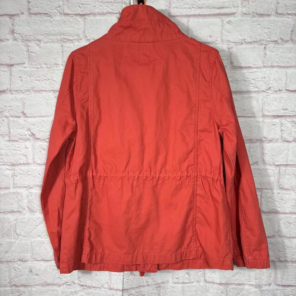 Old Navy Women's Medium Coral Lightweight Jacket - Image 7