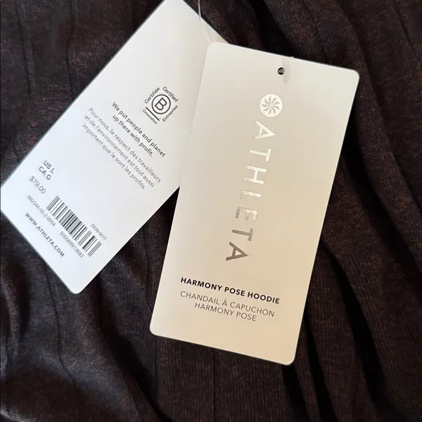 Athleta Harmony Pose Hooded Crop Sweater - Image 7