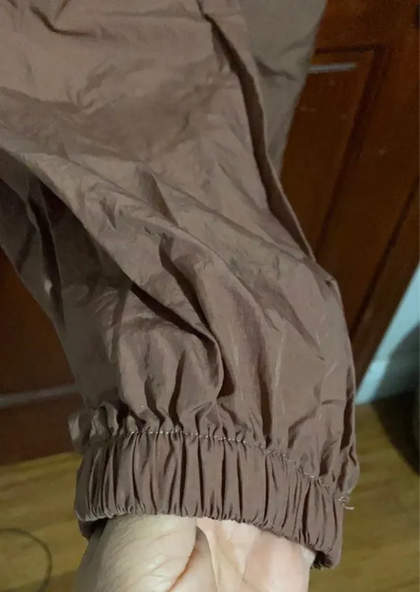 Tic Toc Copper Brown Windbreaker Jumpsuit - Image 4
