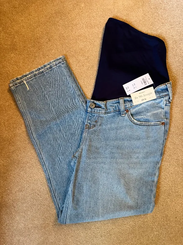 Maternity 90s Straight Jeans - Image 4