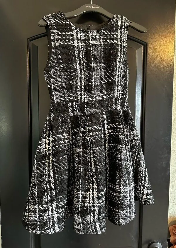 Mansa Small Black and White Dress - Image 2