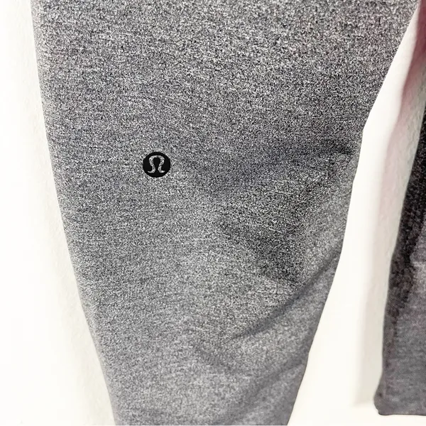 LULULEMON On The Fly Heathered Gray Drawstring Waist Pants 6 Casual Gym Neutral - Image 6