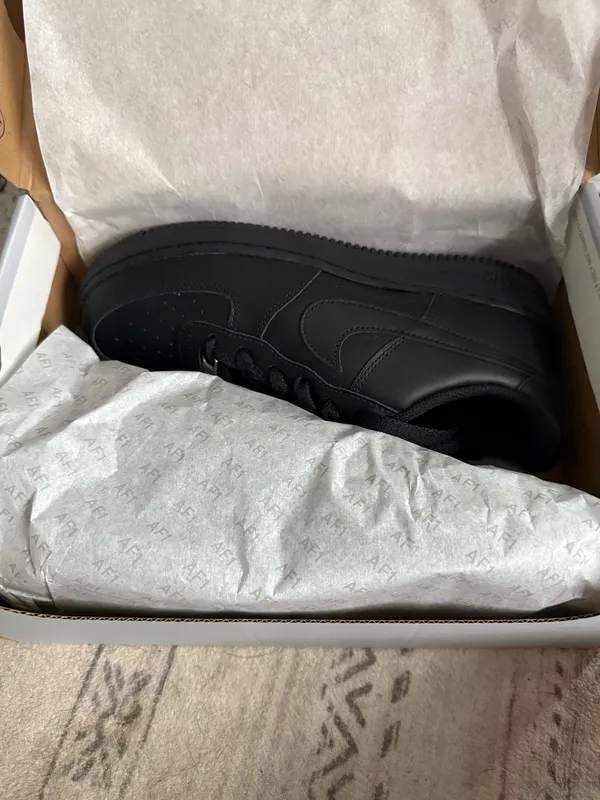 Black Air Nike Force 1 Low - Image 2
