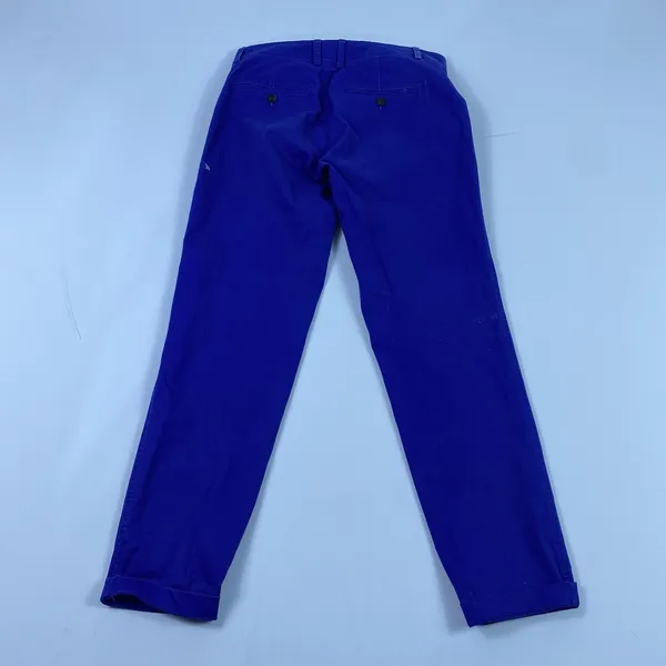 Vince Pants Womens 2 Blue‎ Chino Stretch Slim Ankle Cuffed Hem Mid Rise Casual - Image 14