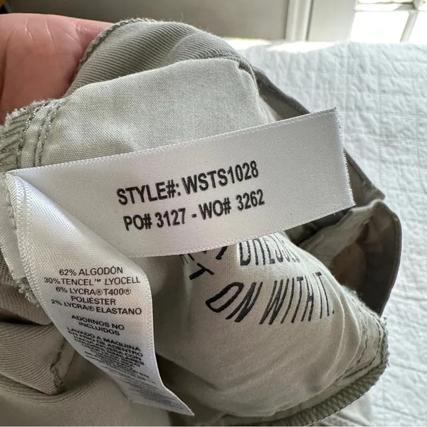 DU/ER Live Free Utility Shorts 33 Grey Green - Image 8