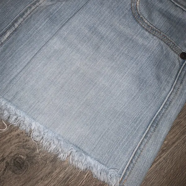 Vintage Abercrombie Mini Denim Skirt Junior - Image 2