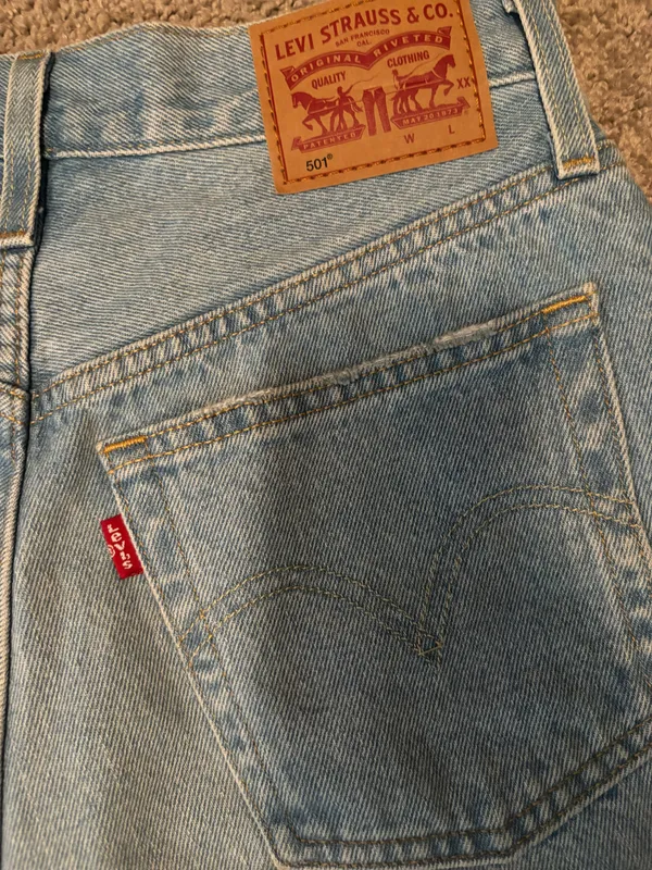 Levis 501 Jean Shorts - Image 3