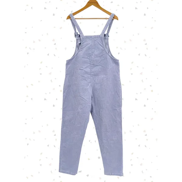 Lucy Yak Periwinkle Corduroy Pastel Softgirl Kawaii Spring Overalls Size US 10R - Image 2